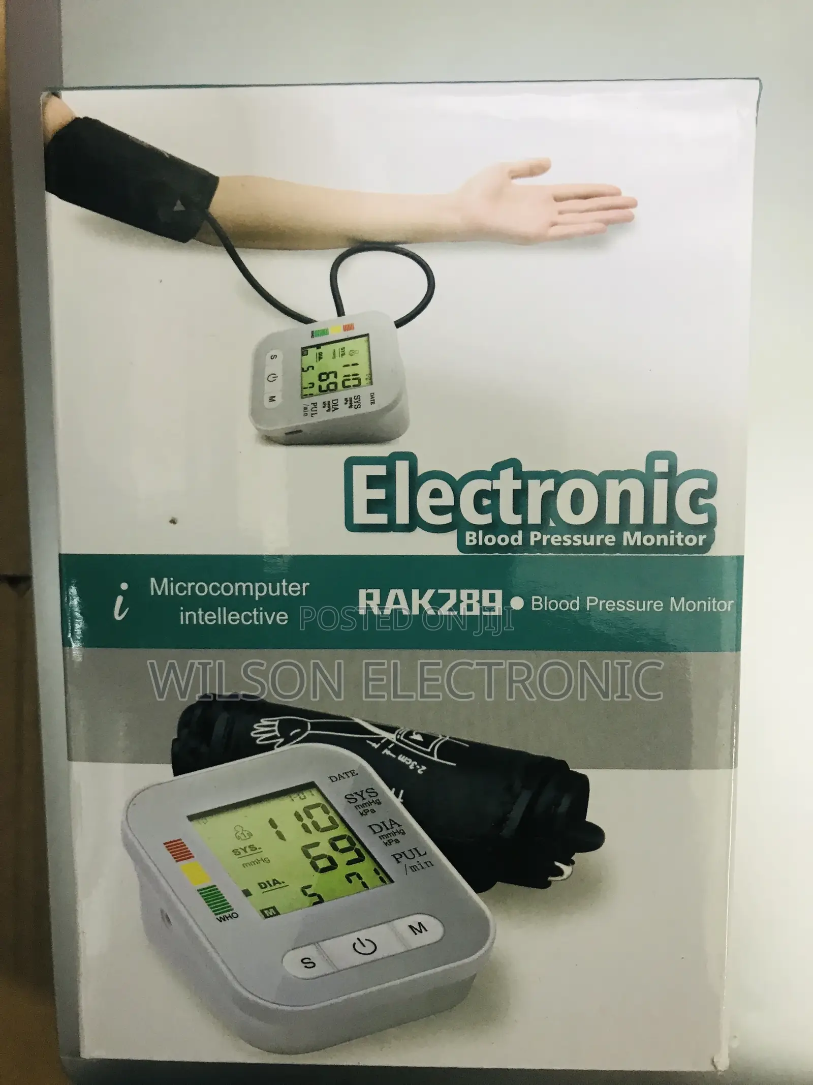Electronic Blood Pressure Monitoring Machine. RAK 289