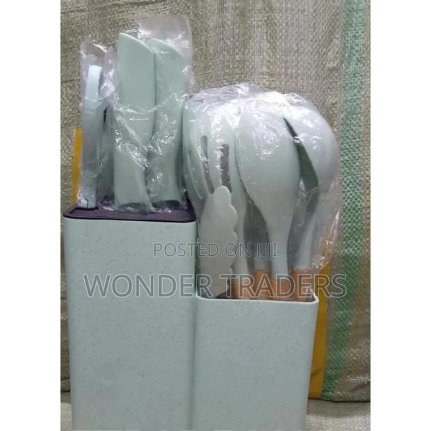 Silicone Kitchen Utensils 19-PCS Knife - main view