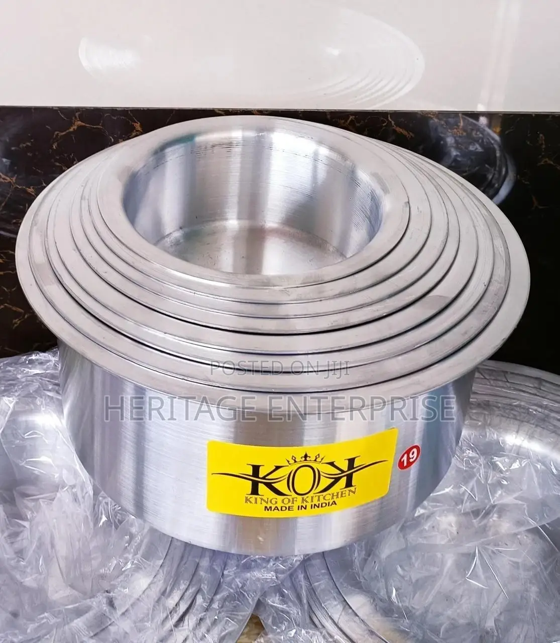 Sufuria 12 PCS Kok Alluminium Sufuria