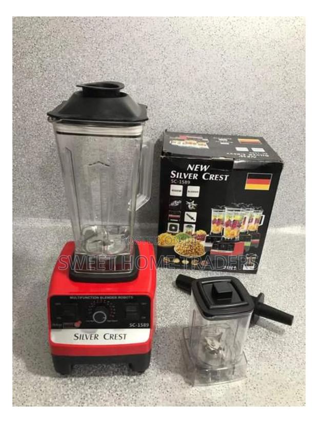 Silver Crest Heavy Duty Commercial Blender +Grinder Jar, - main view