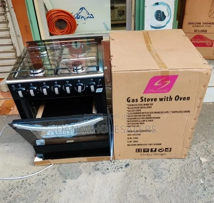 Standing Cooker 60*60cm 3G+1E
Electric Oven