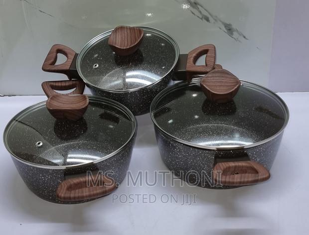 Big Baroly Germany Brand 3pc Size ¤20cm,¤22cm,¤24cm Granite