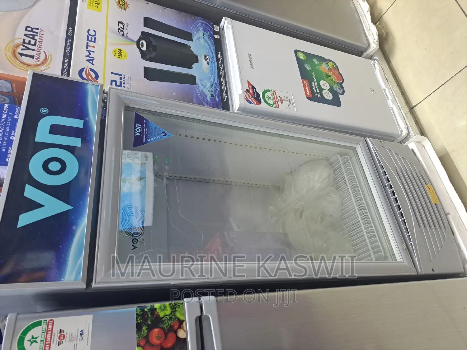 Von 158l Chiller Display