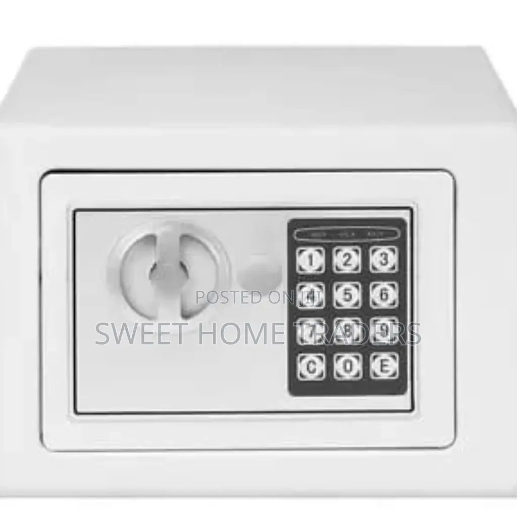 Electronic Safe Box With Keypad & Keys 23*17*17 Cm