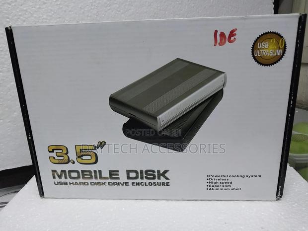 Ide 3.5" External Hard Drive Enclosure - With Power Supply - - thumbnail 2