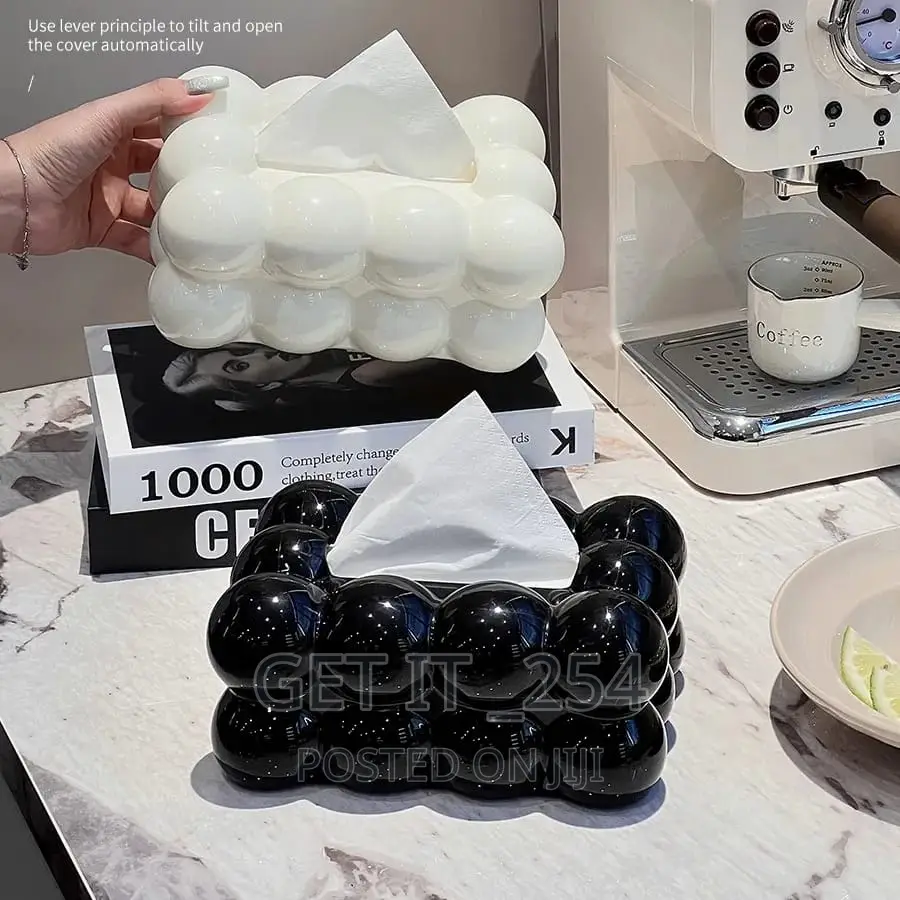 Luxurious Bubble Design Tissue Box Creative Paper Tower