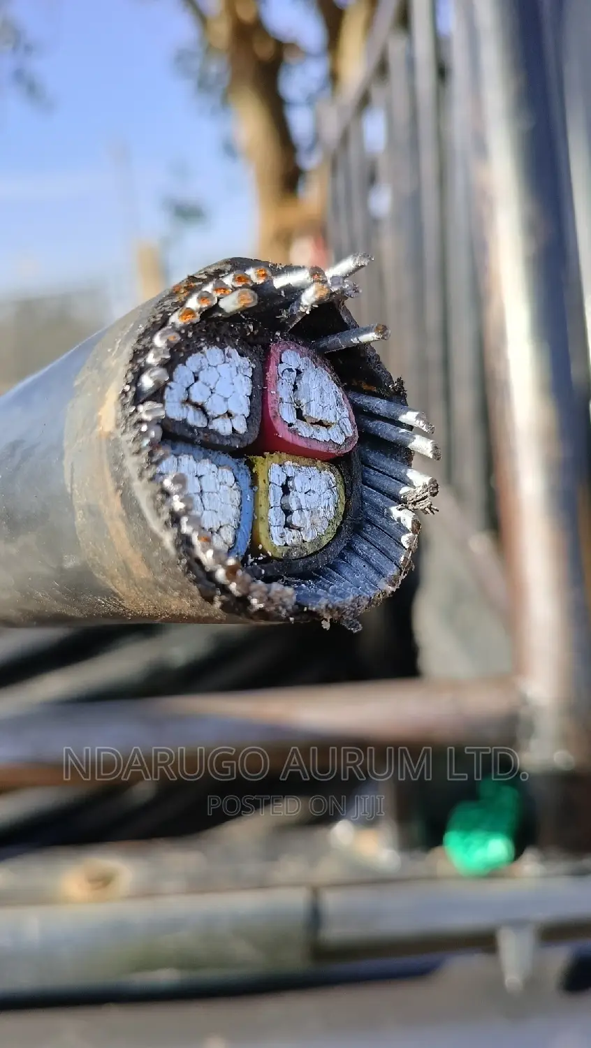 70mm Armoured Aluminium Cable.