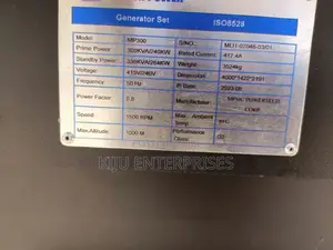 300kva Gaston Power Generator