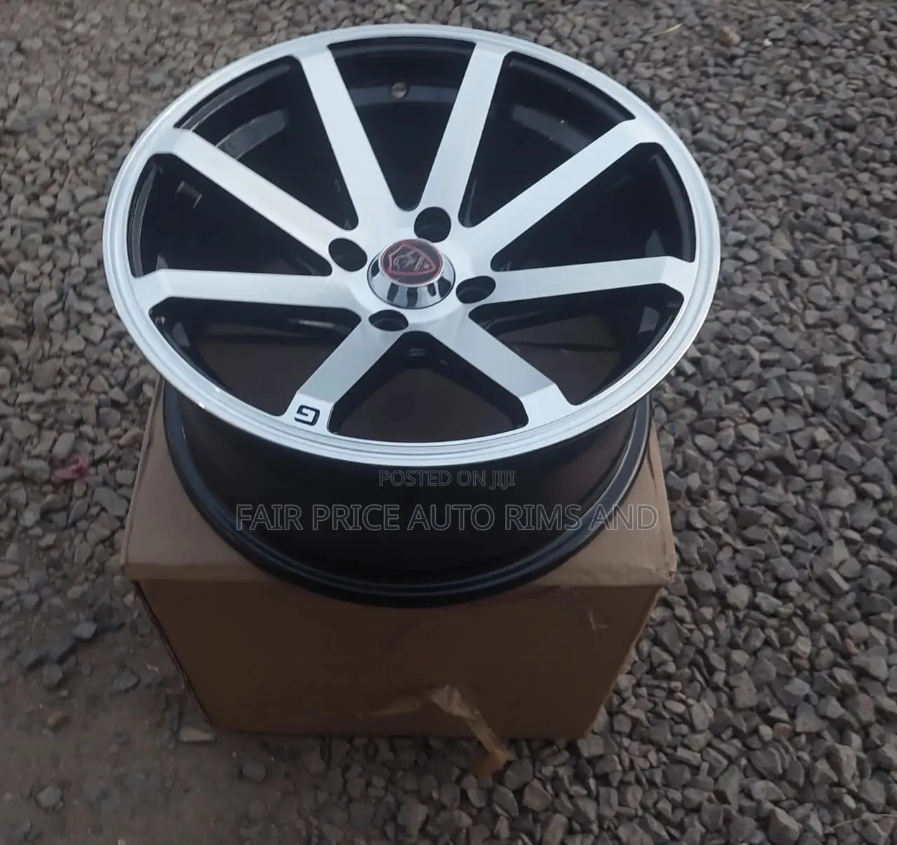 Rims Size 15 Offset 15/4/100 Black Silvery.