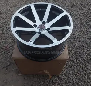 Rims Size 15 Offset 15/4/100 Black Silvery.
