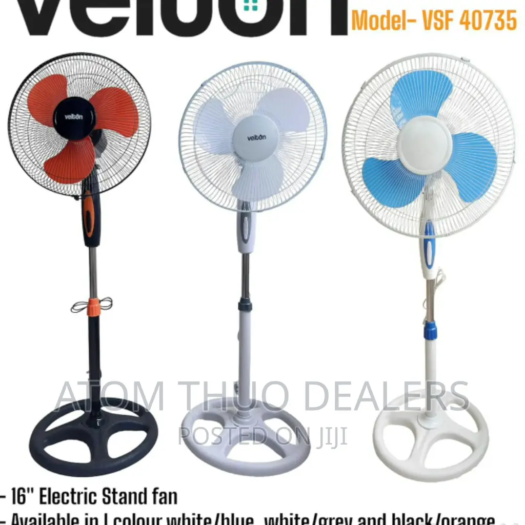 Velton 16 Inches Stand Fan With Strong Base VSF40735