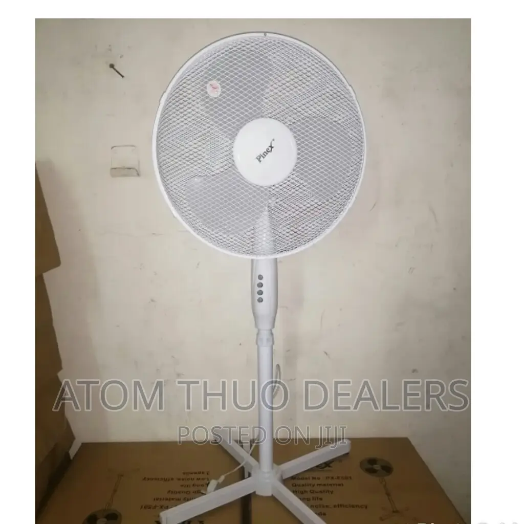 White 16 Inches Pinex Standing Fan