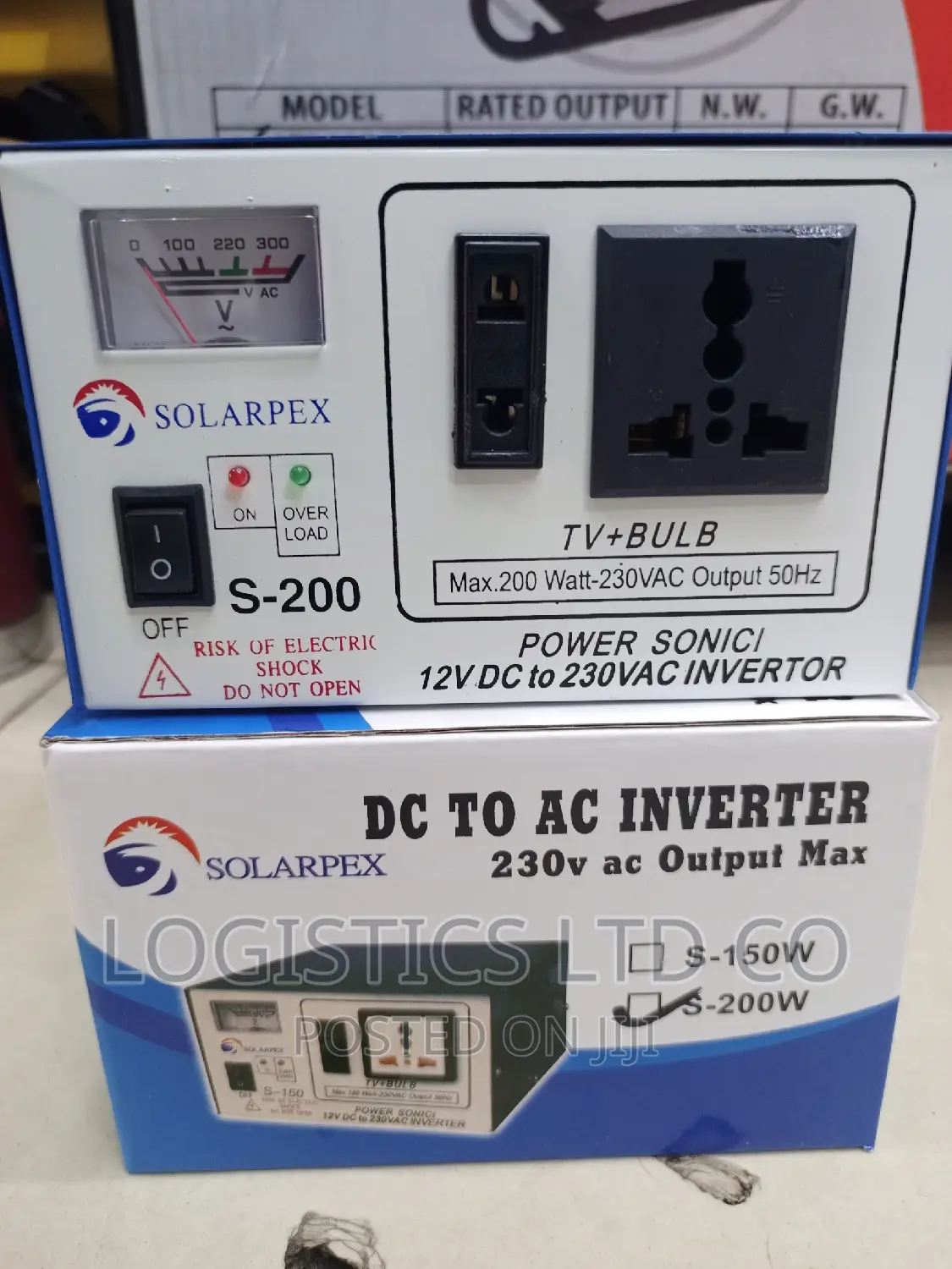 Solarpex 150W_200W Ac to Dc Solar Inverter Blue