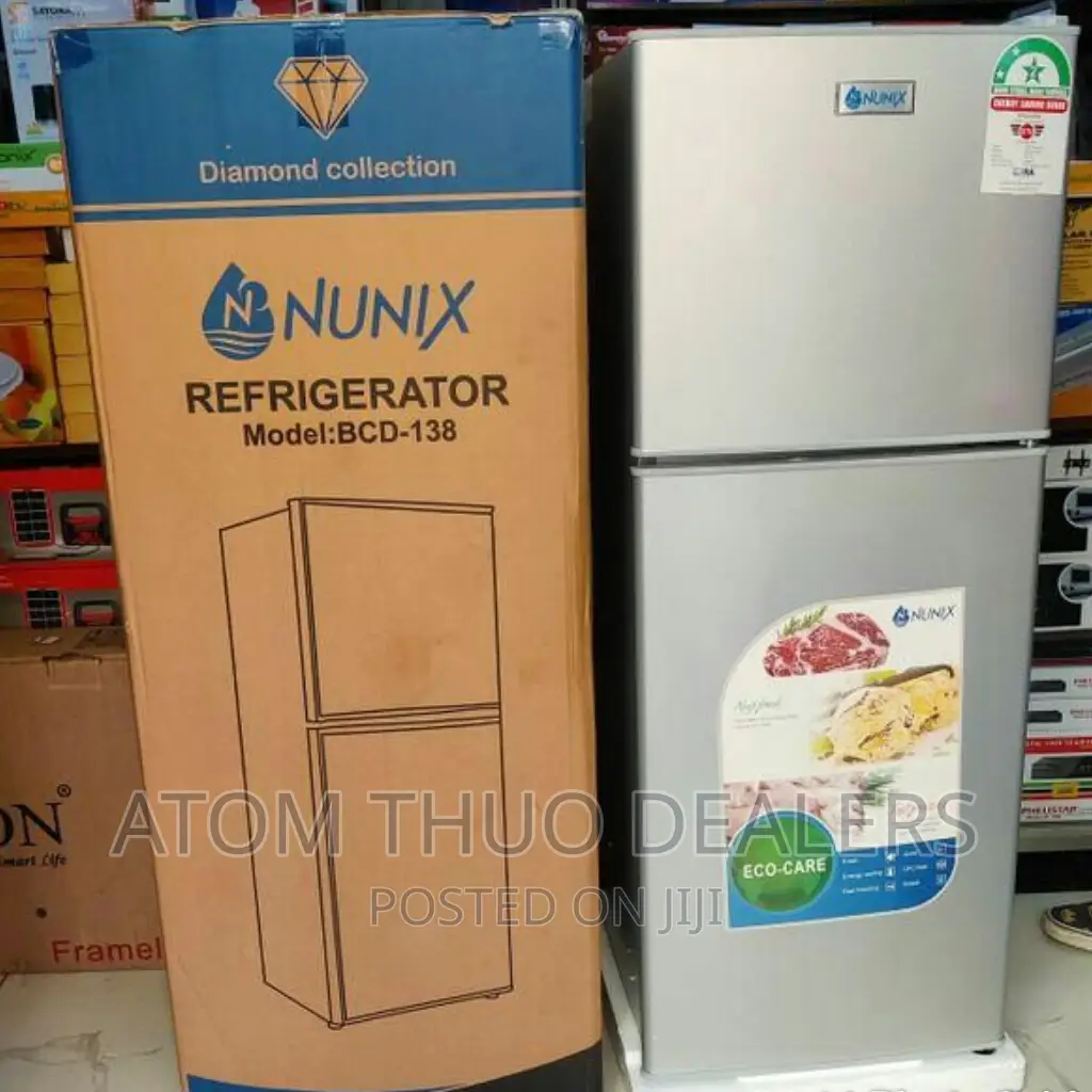 Nunix 138 Litres Double Door Fridge