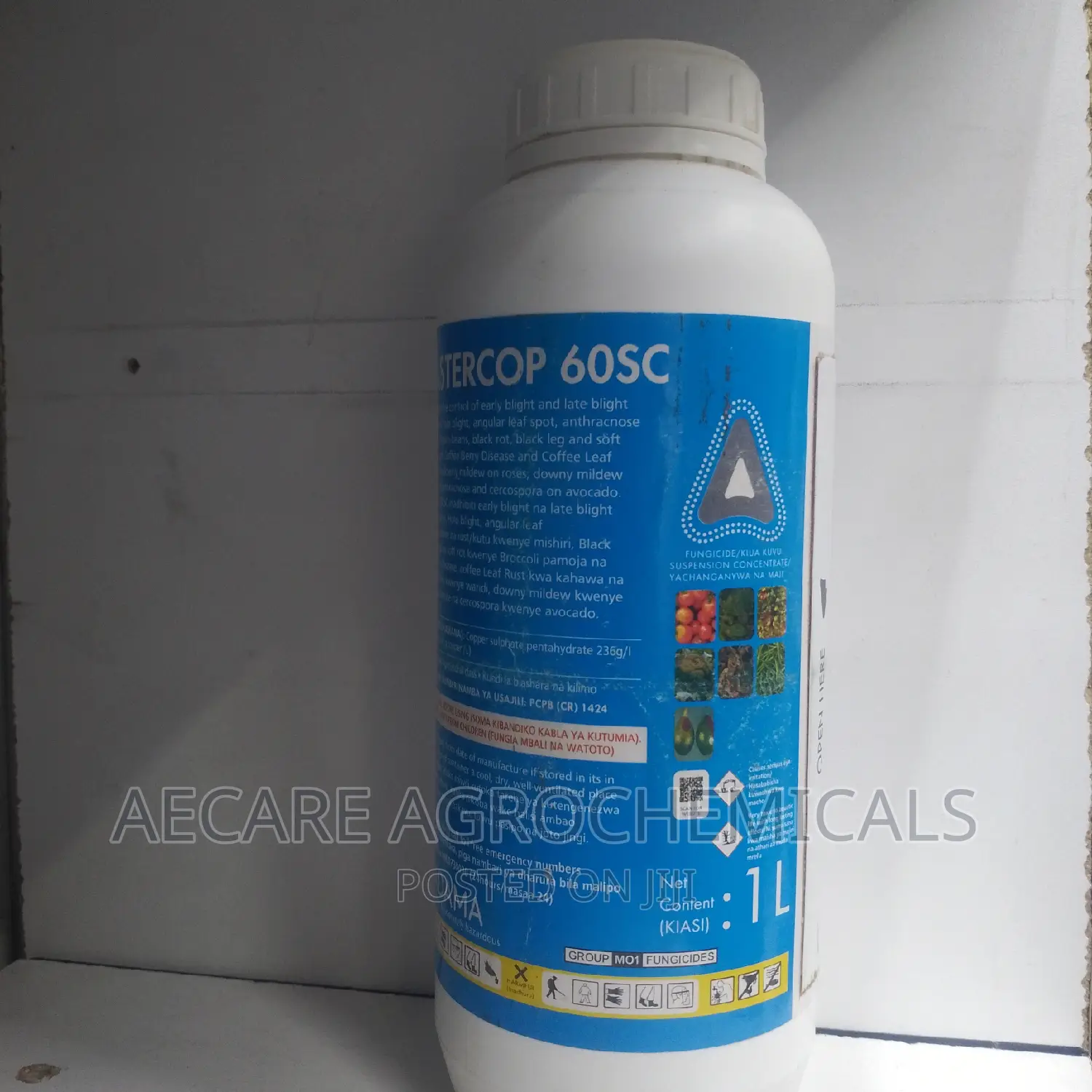 Master Cop 60sc Fungicide 1litre (Liquid Copper and Sulphur)