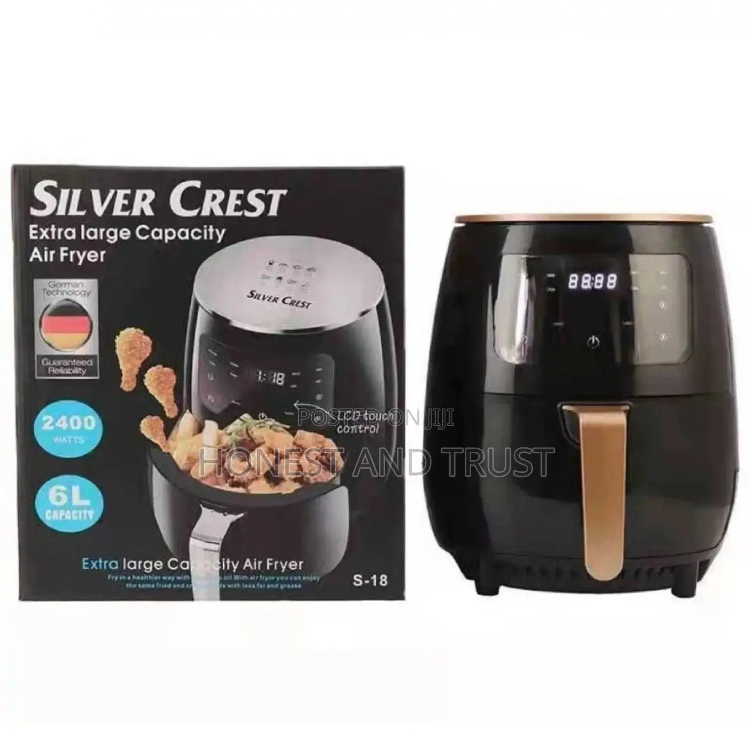 Airfrier 6 Litre Silver Crest