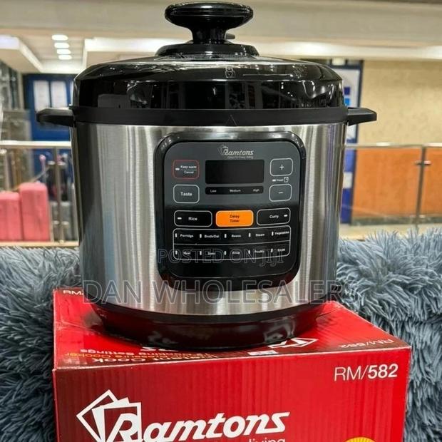 Ramtons-Electric Pressure Cooker- Black - main view
