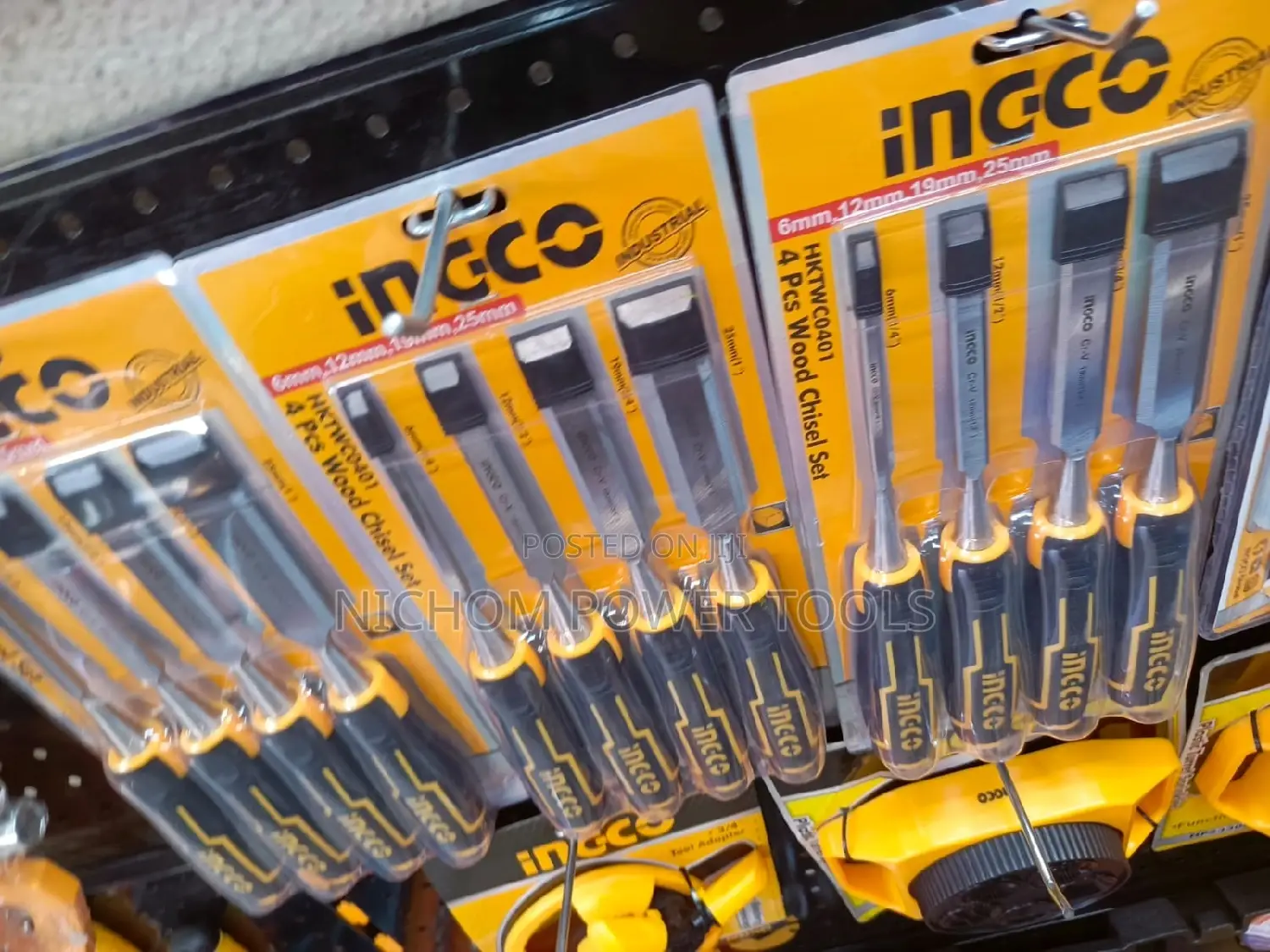 4pcs Ingco Wood Chisel