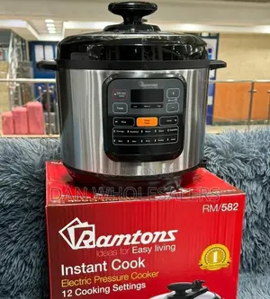 Ramtons RM/582-E- Pressure Cooker- Black