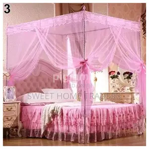 4 Stand Mosquito Net With Metallic Stand, 4 Stand