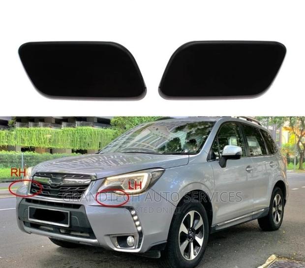 Subaru Forester SJ Headlight Spray Nozzle Caps - main view