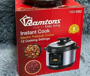 Electric Instant Pressure Cooker 6ltrs Ramtons RM/582