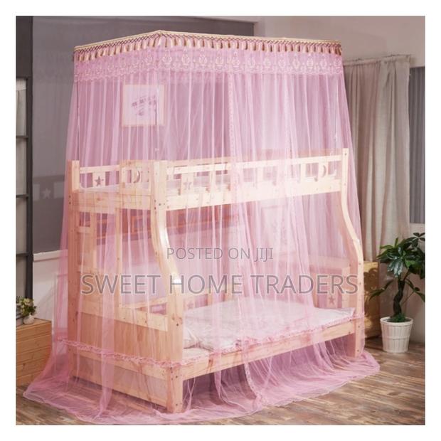 Double Decker Mosquito Net Free Size-Net - main view