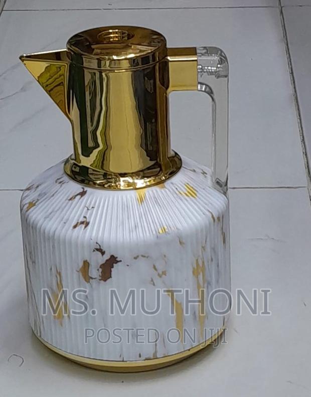 Thermo Flask Marble With Gold Capacity 1litre - main view