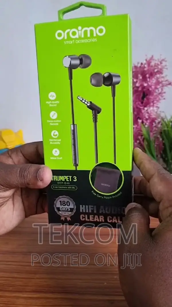 Oraimo Oep-E40 Trumpet 3in Ear Earphone