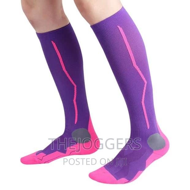 High Quality Compression Socks (20-30mmhg) Running,Travel - thumbnail 3