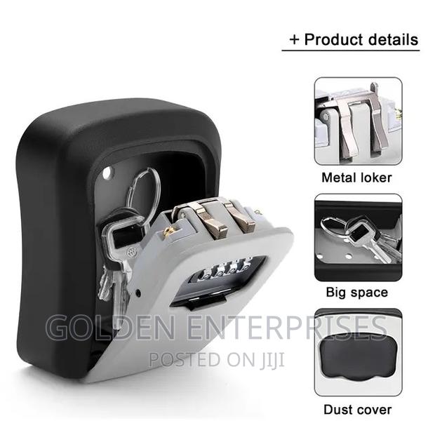 Airbnb Aluminium Wall Mount Key Lock Safe Box - main view