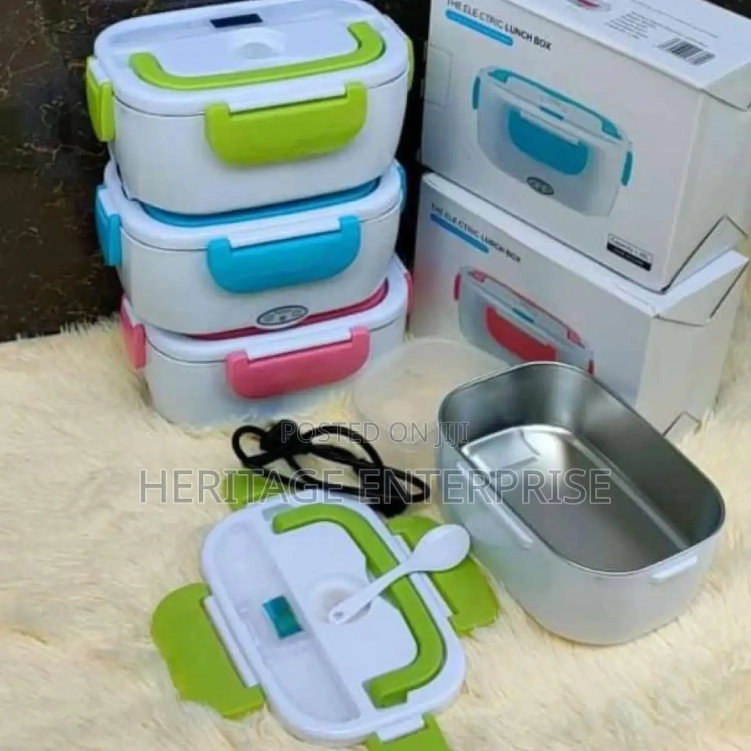 Lunch Box, Electric Mettalic Insulated