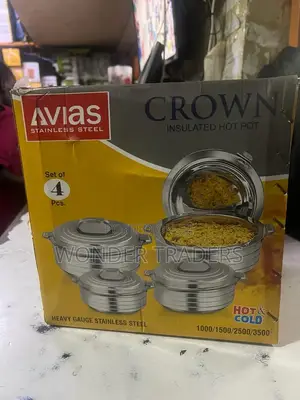 4 PCS Crown Hotpot Stainless Steel