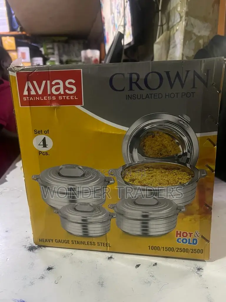 4 PCS Crown Hotpot Stainless Steel