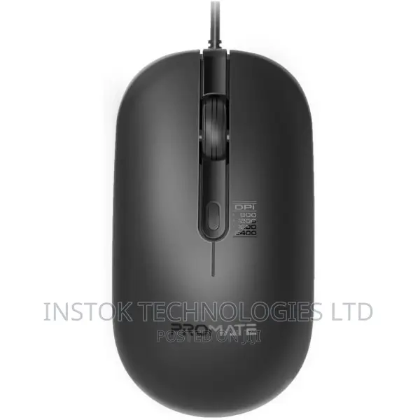 Promate CM-2400 Adjustable DPI Wired Optical Mouse
