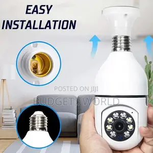 1080P HD Night Vision_bulb Smart Wifi PTZ Camera V380 Pro