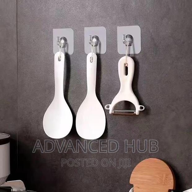 10pc Strong Seamless Adhesive Hooks - thumbnail 3