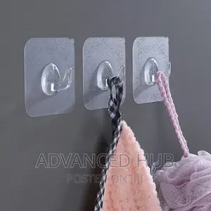 10pc Strong Seamless Adhesive Hooks