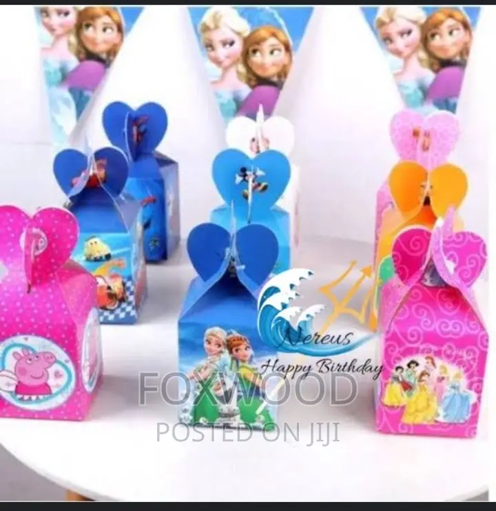 Candy Boxes 6pcs Cartoon Creative Gift Box