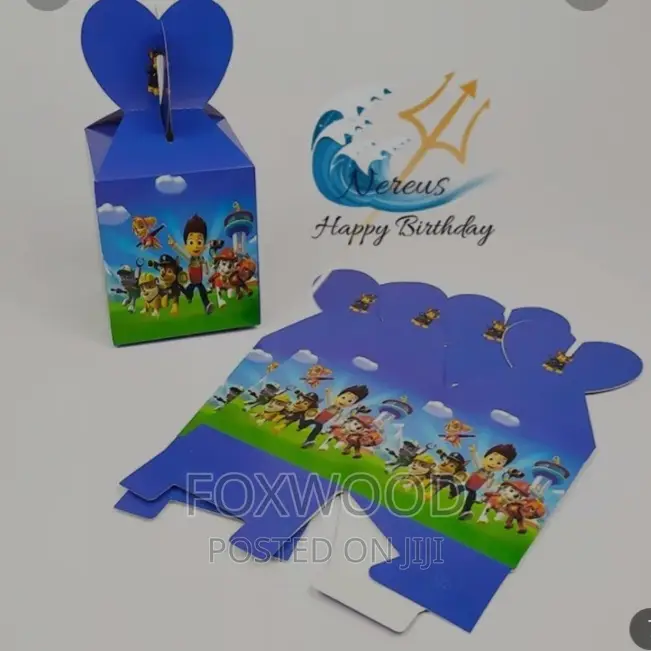 Candy Boxes 6pcs Cartoon Creative Gift Box