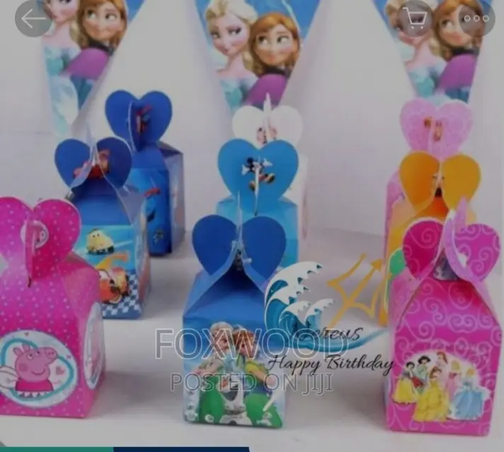 Candy Boxes 6pcs Cartoon Creative Gift Box