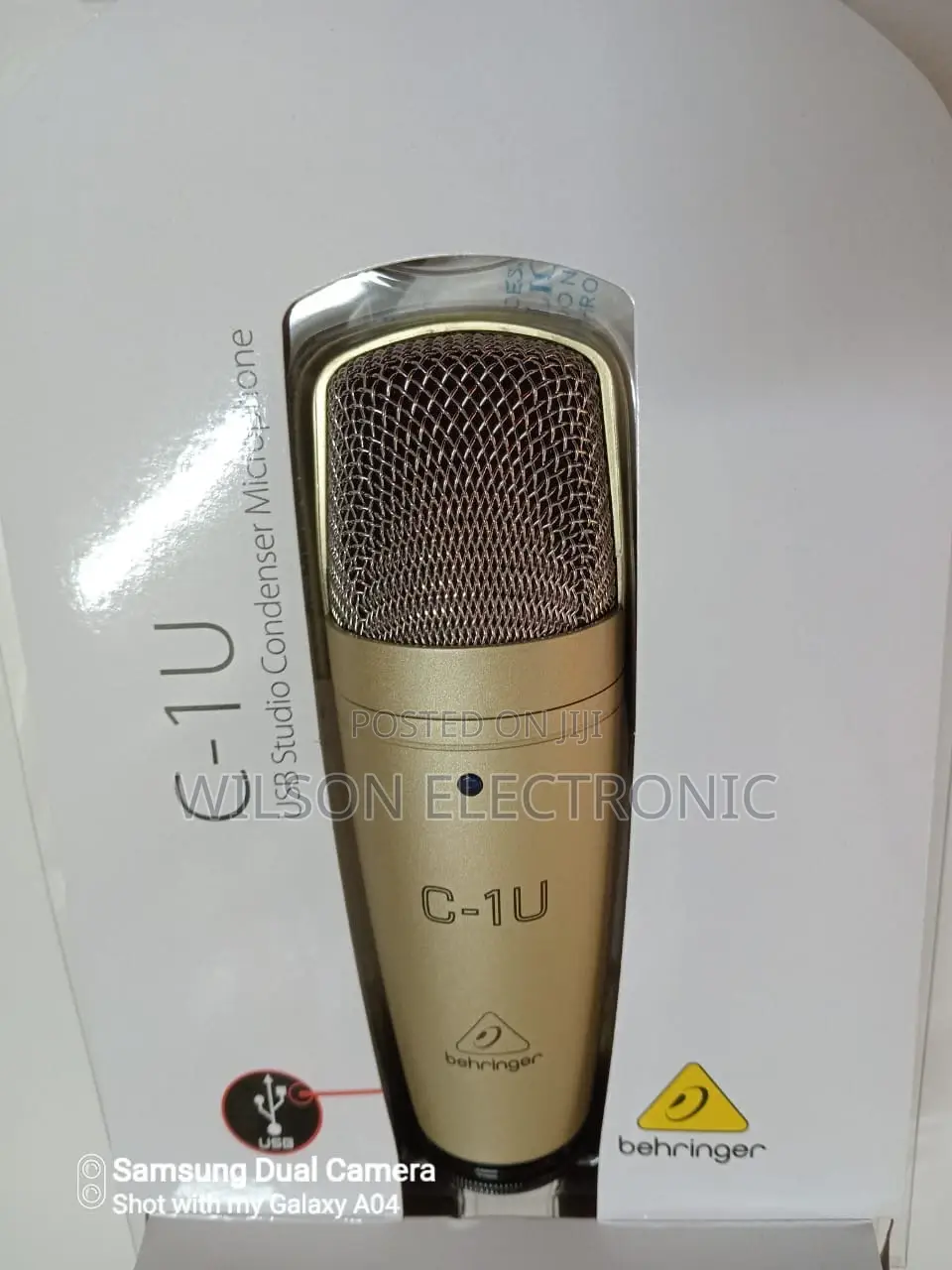 Behringer C-1 Studio Microphone.