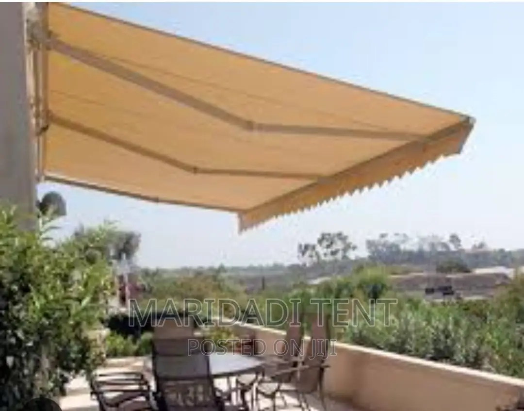 Outdoor Awning Rain and Sun Folding Canopy