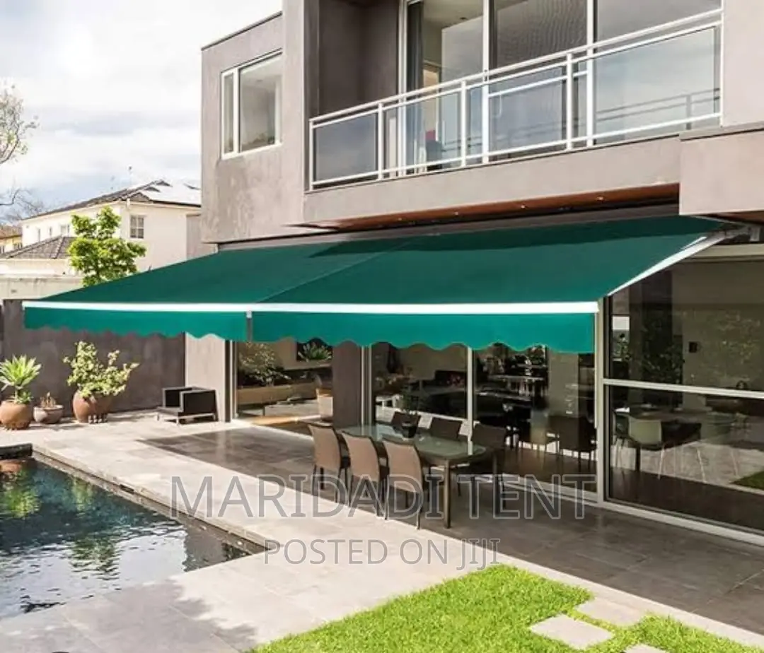 Outdoor Awning Rain and Sun Folding Canopy