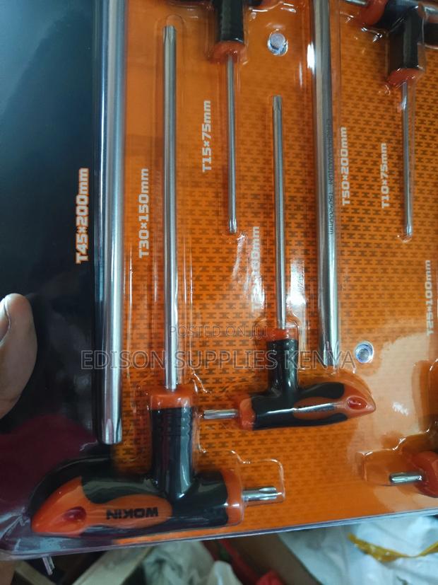 Torx Keys Wokin Torx Screwdriver Set T-Handle 8pcs 209008 - thumbnail 5