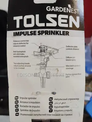 Impulse Sprinkler Tolsen Garden Sprinklers Brass Zinc Spike