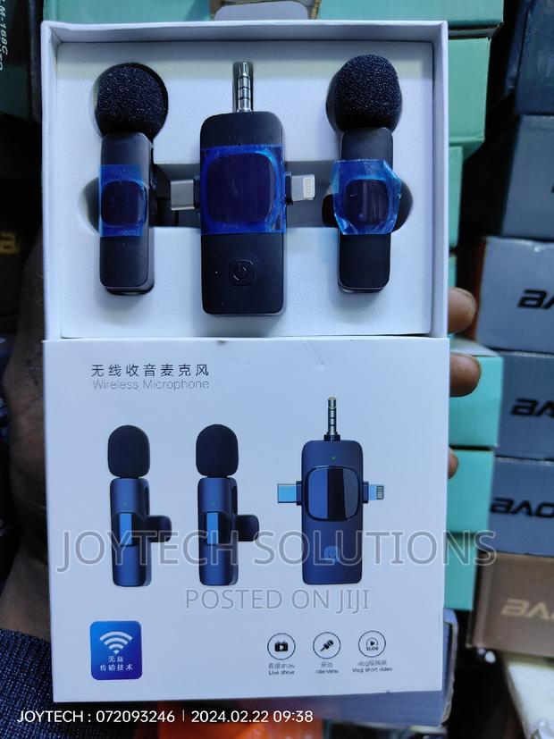 3-in-1 Wireless Lavalier Microphone Plug and Play. - thumbnail 2