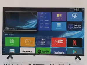 Vision Plus 43"FHD Frameless Android OS Smart Tv Black