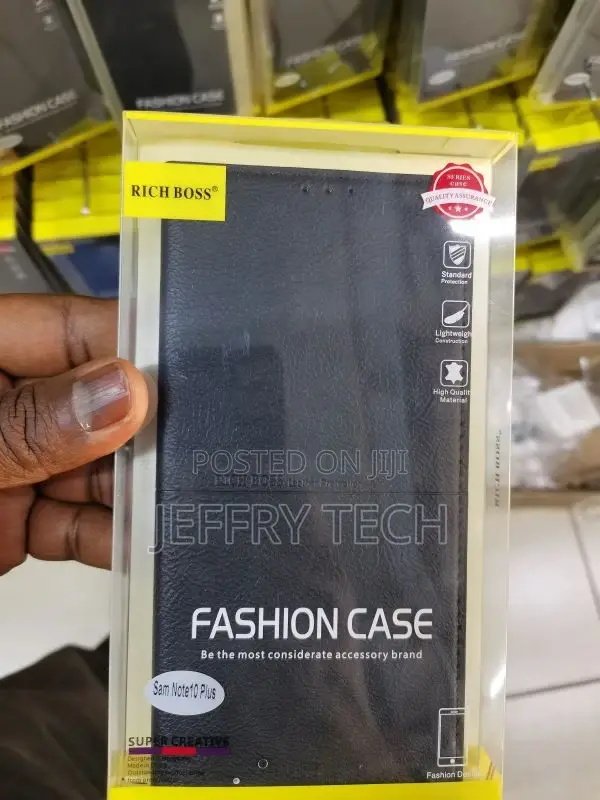 Samsung Note 10 Plus Rich Boss Synthetic Leather Flip Cover