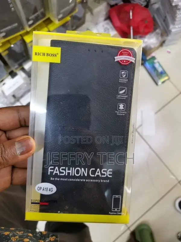 Oppo A18 Flip Back Cover | PU Leather Flip Cover Wallet Case